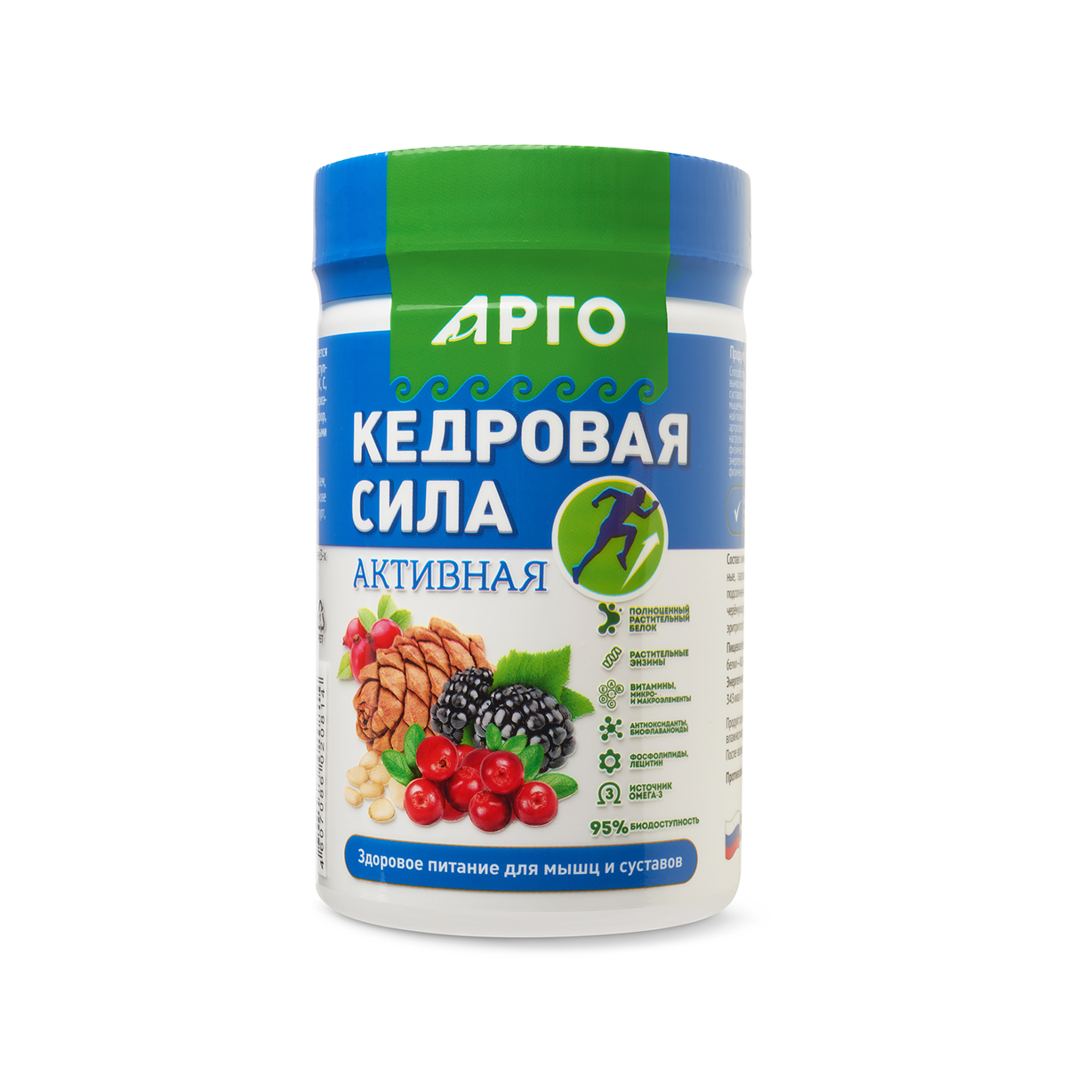 Продукт белково-витаминный «Кедровая сила - Активная», 237 г